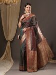 imgi_89_03c305c1-19fc-4507-927b-c90e57f67d1f1673369388765AnoukBrownRedWovenDesignZariSilkBlendBanarasiSaree1