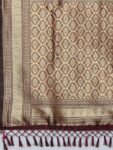 imgi_87_08039a1b-9f5d-457e-88e7-75316d61501c1627562734575MiteraBrownGold-ColouredEthnicMotifsWovenDesignSilkBlendBana1