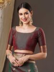 imgi_24_5a533196-3ae9-4d49-bc97-56418e74a9731673369340288AnoukBrownCopper-TonedWovenDesignZariSilkBlendBanarasiSaree1