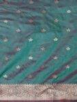 imgi_27_bced59e1-2d62-416f-9119-59177cdadfc91673369343828AnoukTealCoralWovenDesignZariSilkBlendBanarasiSaree1