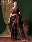 imgi_32_596348f5-3f15-4ef9-b791-097f696a789d1715762527666AnoukBlackCrepeEthnicPrintedTraditionalWearSareewithMatching1
