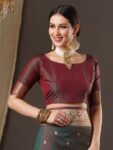 imgi_89_03c305c1-19fc-4507-927b-c90e57f67d1f1673369388765AnoukBrownRedWovenDesignZariSilkBlendBanarasiSaree1