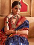 imgi_92_a95d043a-d598-41dc-84e5-542b83ad084e1716947811792AnoukNavyBlueSilkBlendEthnicWovenDesignTraditionalWearSareew1