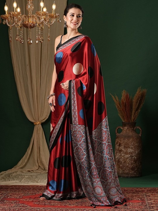 imgi_36_3384ec10-d2ca-4fc6-acb4-db60f0695ff61715716042996AnoukRedCrepeEthnicPrintedTraditionalWearSareewithMatchingBl2