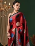 imgi_35_4e94bc76-4367-4511-bddd-d142a07e6e8d1715716042941AnoukRedCrepeEthnicPrintedTraditionalWearSareewithMatchingBl1