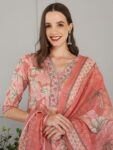 imgi_37_c99866a0-5ed3-4166-8dfb-f2ad59ddb5311750774877993-Anouk-Women-Floral-Printed-V-Neck-Pure-Cotton-Kurta-with-Tro-1