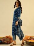 imgi_28_22b5a300-7d21-47e8-b392-cf6e43211b8f1727722080607-Indo-Era-Teal-blue-Ethnic-Motifs-Printed-Pure-Cotton-Kurta-w-2